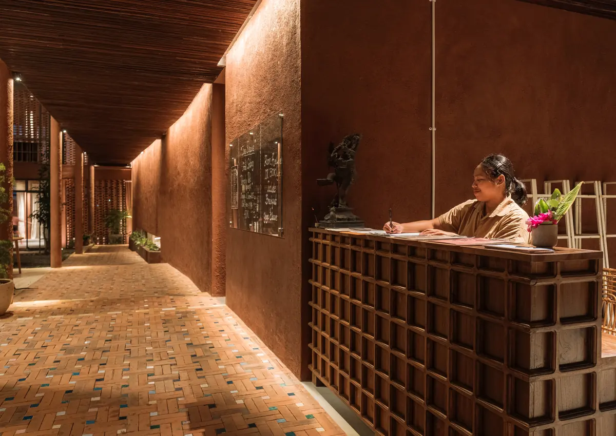 The Vedic Path reception corridor