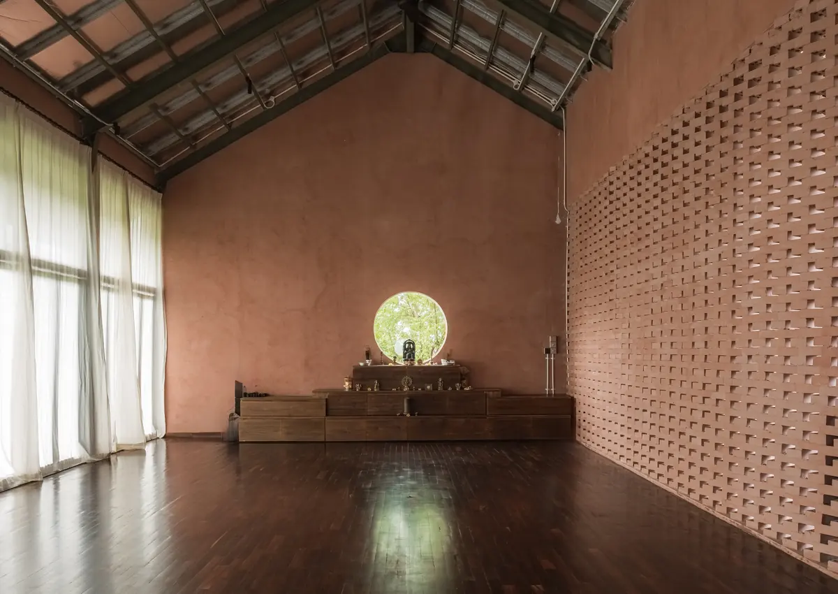 The Vedic Path yoga shala in soft daylight